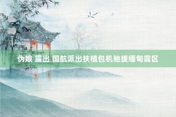 伪娘 露出 国航派出扶植包机驰援缅甸震区