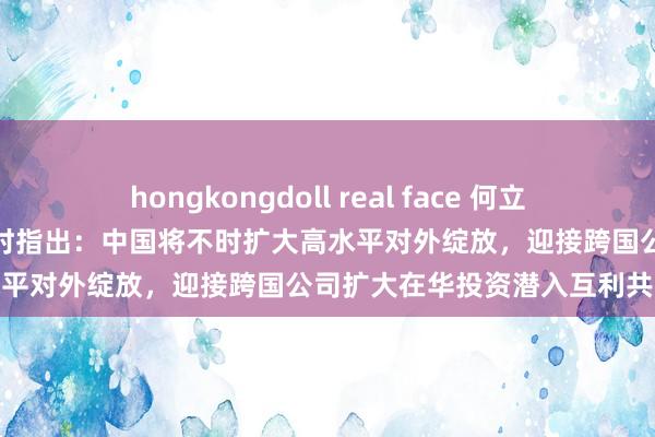 hongkongdoll real face 何立峰会见跨国公司追究东说念主时指出：中国将不时扩大高水平对外绽放，迎接跨国公司扩大在华投资潜入互利共赢